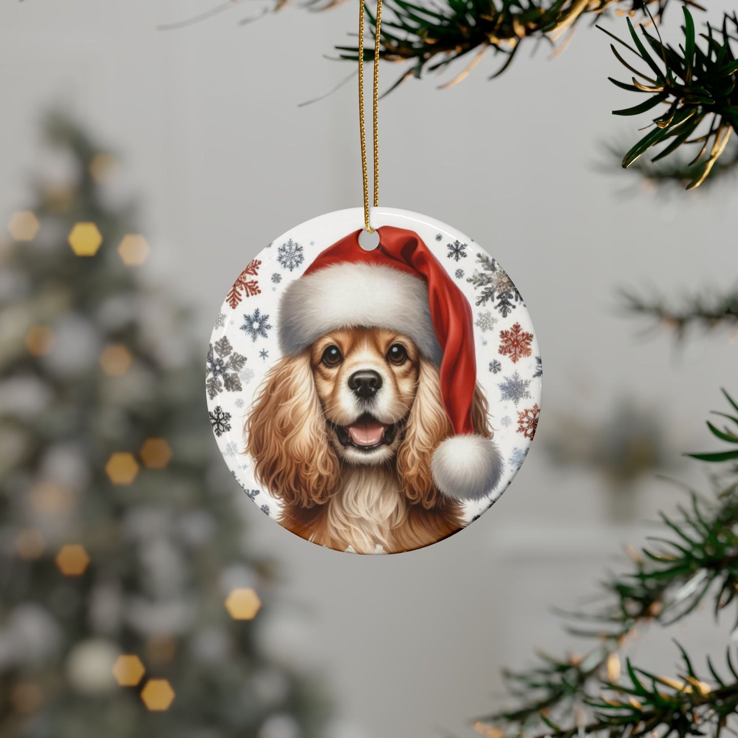 Decorative Ornaments/Ceramic Ornament/ Furry Babies/ Dog Lovers