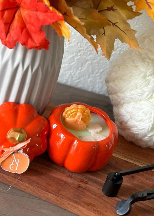 Cute Pumpkin Jar Candle - Limited Edition