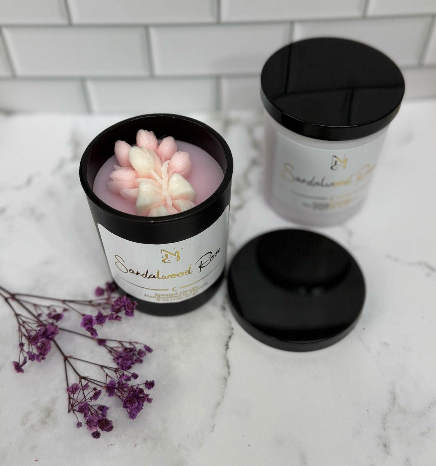 Sandalwood Rose 6oz - Jar Candle
