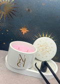 Piscis Zodiac Sign Candle/ Bloom & Grain Fragrance Candle